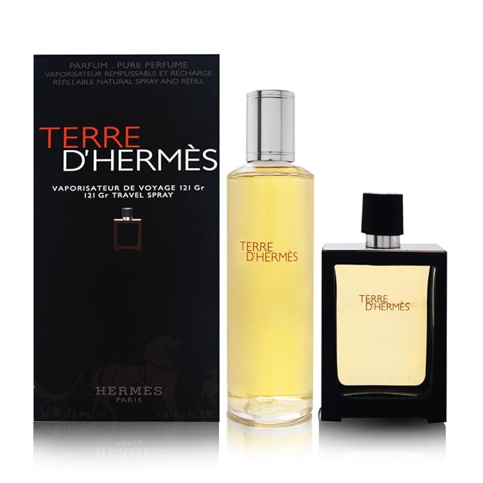 Hermes Terre D'hermes Pure Perfume 2 Pc Set For Men (4.2