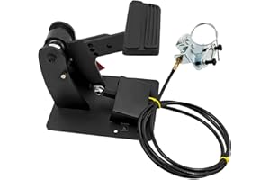 Dewinston Upgrade Universal Passenger Side Dual Brake for Driving Instructor Vehicles, Pedal Height Adjustable, Right Hand Dr