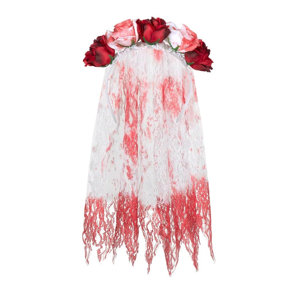 Boland 72128 Flower Headband, Carnival Accessory, Costume Accessory