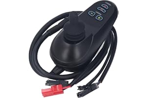 Electric Wheelchair Controller with Brake Function, DC24V 45A Brushed Motor Separate Type Wheelchair Joystick Controller for 