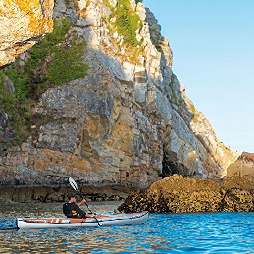 BIC Sport NOMAD HP1 Inflatable Kayak, Orange/Grey, 14-Feet 5 x 31.5-Inch x 440-Pound Capacity - Thumbnail 3