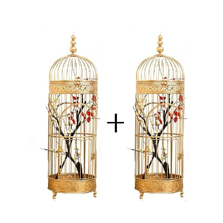 Cage à Oiseaux Hlf Deux Décoratifsprésentoir à Fleurs Cage