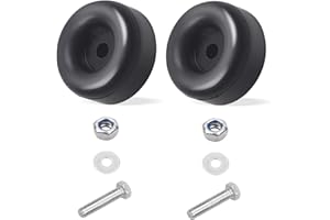 Aomitop 2.5" Trailer Ramp Door Rubber Bumpers,Set for trailer door, Generators, Pressure Washers, Pumps bumper including screw kits,2 kit