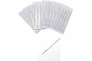 DOWEI Tattoo Needles 3RL,50pcs Disposable Sterilized Round Liner Needles Premium Quality Needle Liners 3RL Needles 3 Round Liner (3RL)