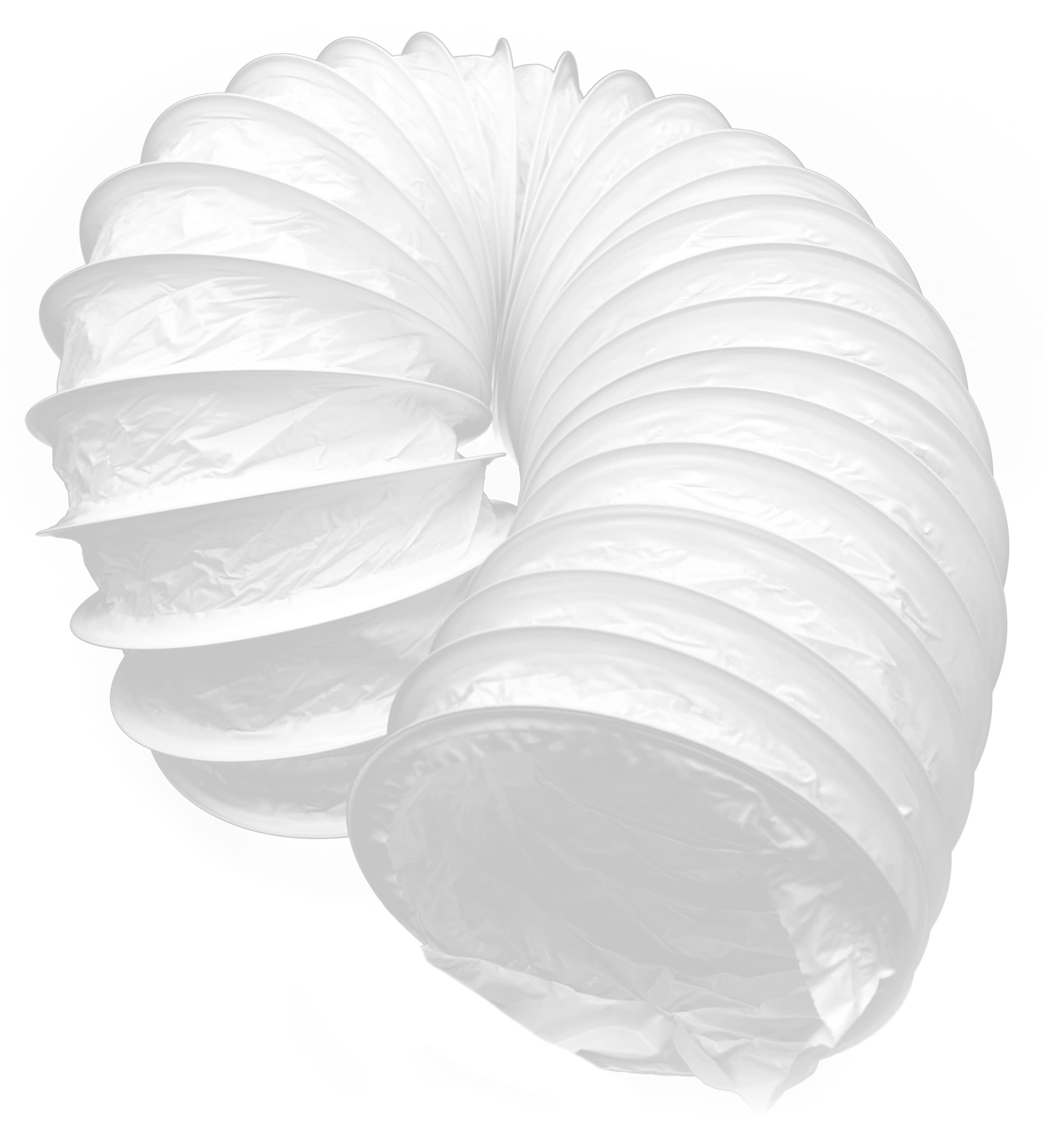 H&C VENT 125mm / 5 inch Ducting Hose Pipe │ Flexible PVC Tube │ Aircon Duct Hose │ Ventilation Flex Exhaust Pipe │ Tumble Dryer, Extractor Fan, Exhaust Fan Air Conditioning Conditioner (Air con, AC)