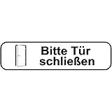 Schild Hinweisschild Hinweis "Tür bitte leise schließen ...