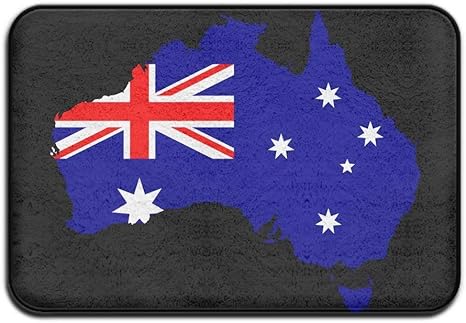 Amazon 小さな屋内屋外玄関ラグ フロアマット 玄関用ノンスリップ玄関マット 玄関マット 洗濯機15 74 X 23 62 スタイリッシュなウェルカムマットオーストラリア国旗マップ 80x50cm 玄関マット オンライン通販