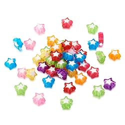 Craftdady 100pcs Transparent Random Mixed Colors
