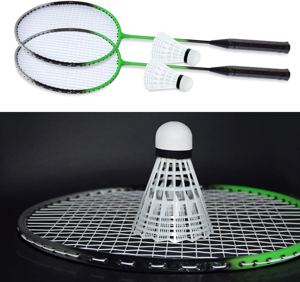 FBSPORT Portable Badminton Net Set with Storage Base, Folding Volleyball Badminton Net with 2 Badminton Rackets 2 Shuttlecocks 10x5 ft Net, Easy Setup for Beach Backyard Combo Set Sport Games : Sports & Outdoors