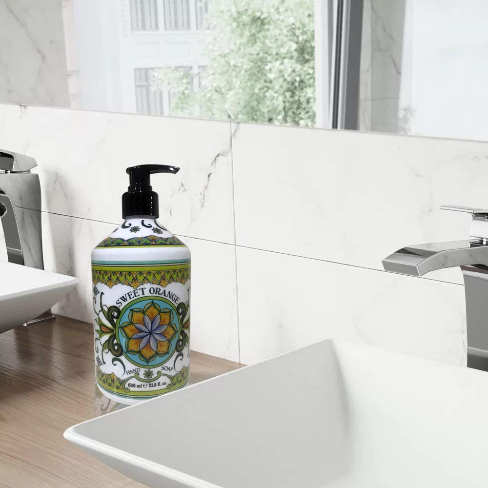 La Tasse Hand Soap, 4-pack Scents: (1) Sweet Orange, (1) Gardenia, (1) Creamy Coconut, (1) Beach, 21.5 FL OZ Each : Beauty