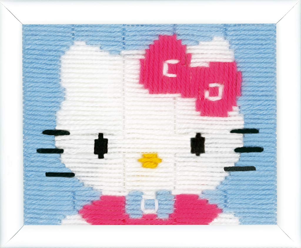Vervaco Long Stitch: Hello Kitty, NA, 16 x 12.5cm