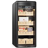 Electric Cigar Humidor, 115L, 900 Count, Temperature Control | Humidity Control, Spanish Cedar Interior, Digital LED Display, Lockable Cabinet, Home &amp; Wine Cellar