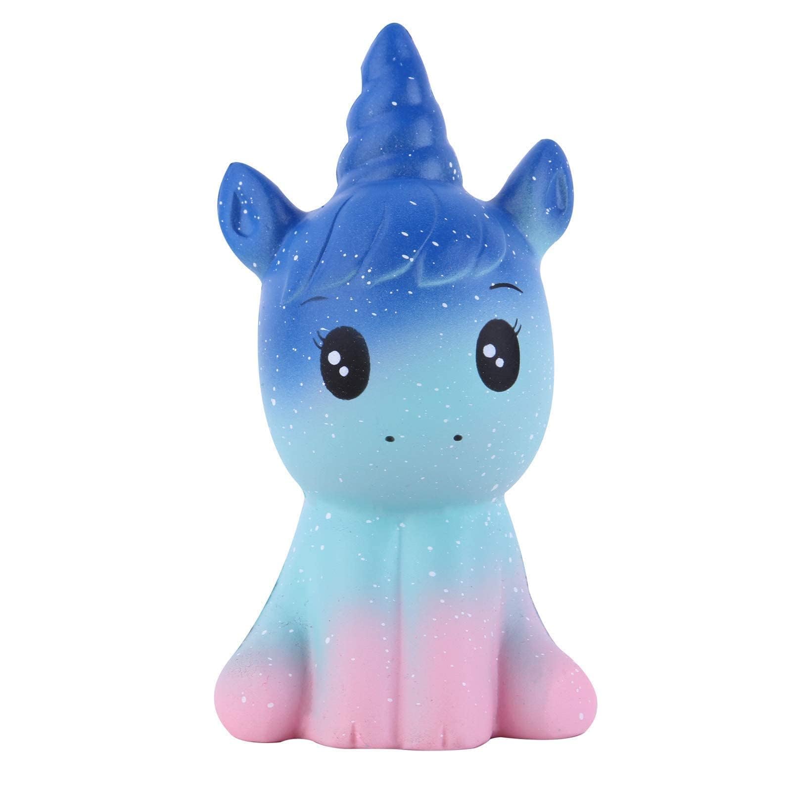 Anboor Unicorn Horse Galaxy Squishy Slow Rising Squeeze Toy Stress Relief Kawaii Squishies Animal Toys Prime Gift Collection for Kids