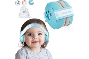 DEKUKAR Baby Ear Muffs Noise Protection for Babies Toddlers up to 36 Months - CE Certified - Adjustable Infant Noise Cancelling Headphones Against Hearing Damage & Improves Sleep, Baby Airplane Essentials
