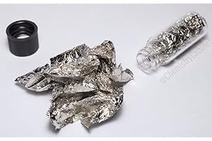 CHEMISTRY CABINET Palladium Metal leaf/Foil 99% Pure Element 46 Pd Chemistry Sample