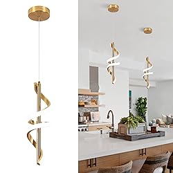 Vloitgol Spiral Led Pendant Light Fixtures, 5500K