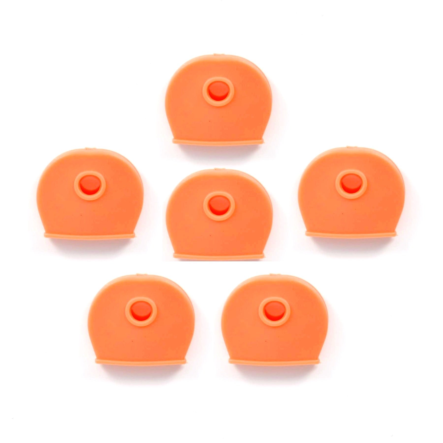 Merriway BH02751 (20 Pcs) Orange Key Cap Covers - Pack of 20 Pieces
