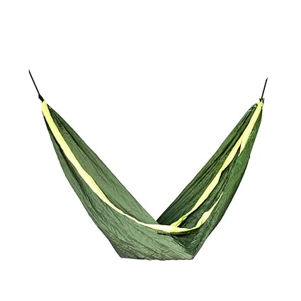 Slack Jack Camping SJ-CAMP-M-LiMGr Fabric Hammock (Multicolor)
