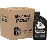 Castrol EDGE 10W-40 Advanced Full Synthetic Motor Oil, 1 Quart, Pack of 6