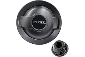 MOCW Fuel Filler Door 68250120AA Fuel Gas Cover Door Vapor Edition Matte Black Compatible with Dodge Challenger 2008-2023
