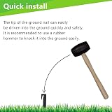 Gatphy 100Pcs Robotic Lawnmower Boundary Cable Pegs - Durable Ground Anchors view 6