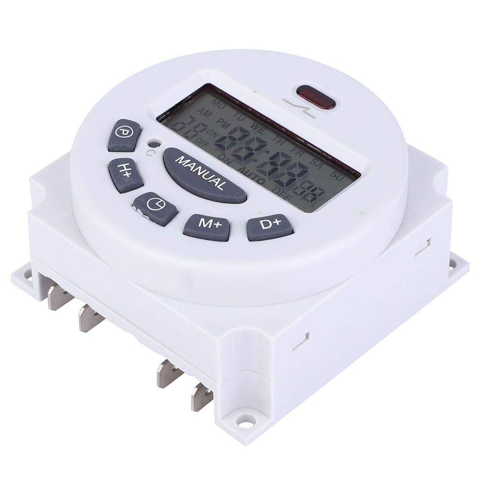 Photo 1 of 24V DC/AC Timer Switch Programmable Digital Heavy Duty Electrical Timer Switch LCD Display Electronic Timer Switch