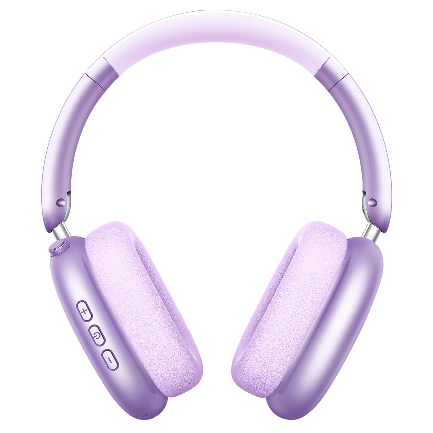 Photo 1 of Wentronic Y01 Wireless Over Ear Headphones, Noise Canceling Bluetooth 5.3 Headphones with Microphones,Hi-Res Audio,48H Playtime,Foldable,Breathable Soft Earpads for iOS/Android/Samsung/PC-Purple
