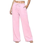 U.S. Polo Assn. Women's Wide Leg Sweatpants, Fleece-Backed Valentines Gifts for Her
