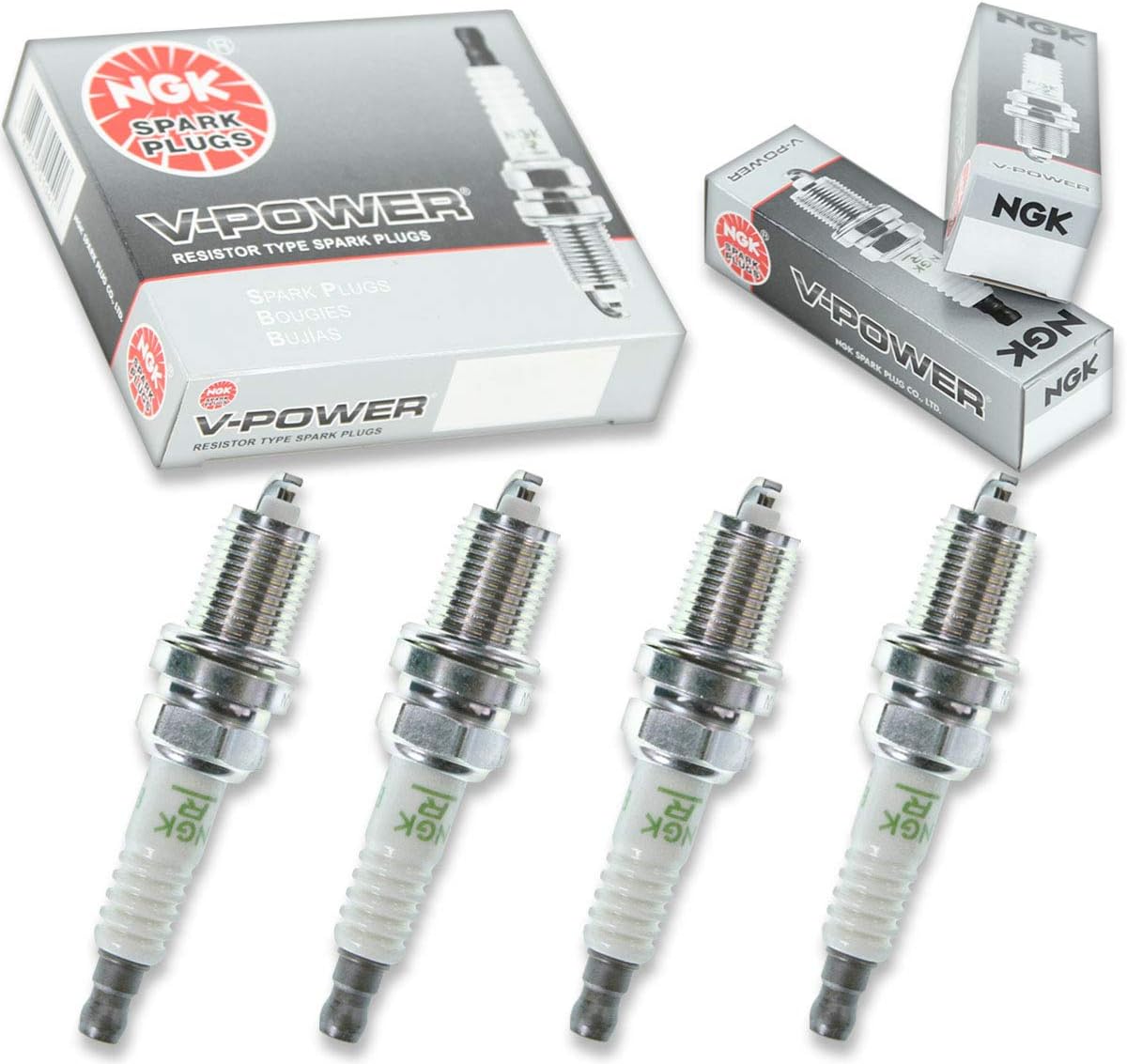 Amazon Com 4 Pcs Ngk V Power Spark Plugs For 1997 2001 Toyota Camry 2 2l L4 Engine Kit Set Tune Up Automotive