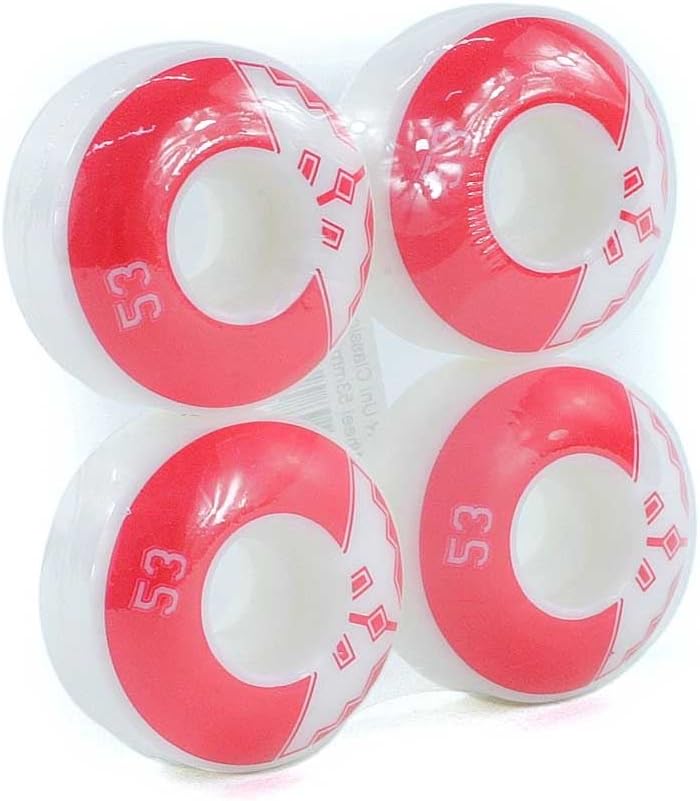 Fracture Skateboards Uni Classic Skateboard Wheels Red 53mm