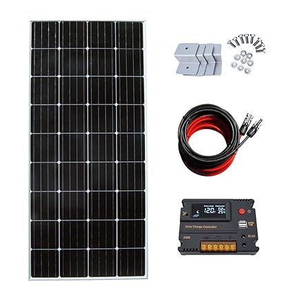 Amazoncom Eco Worthy 150w 12v Off Grid Solar System Kit