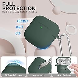 for AirPods 4 Case, Soft Silicone Protective Case