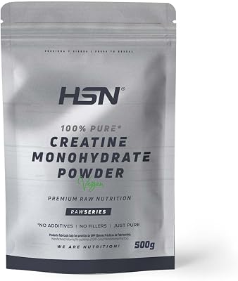 Creatina Monoidrato Micronizzata 500 g | 100% Pura, Senza Aroma | Vegana, Senza Glutine e Senza Additivi | Alta Solubilità e Massima Purezza | Misurino Non Incluso