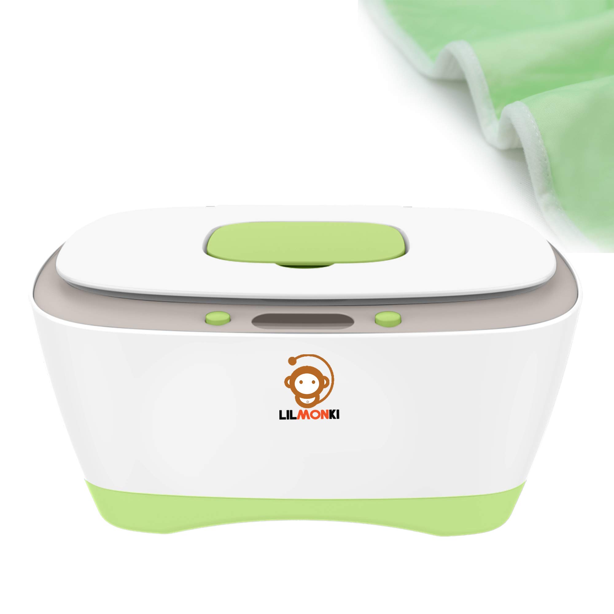 Photo 1 of Lilmonki- Wet Wipe Warmer and Dispenser - For Baby Wipes - BPA-Free - Includes Bonus Changing Pad