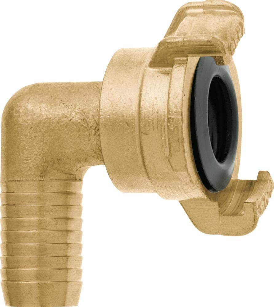 GEKA 20103WSB 360° Axially Rotatable 2000" 90° Hose Piece, Gold, 18 x 8 x 13 cm