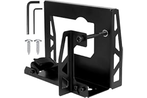 Electric Planer Flip Support Steel Electric Planer Mount Bracket with 2 Adjustable Wrench and 2 Fixing Screws Sturdy Electric