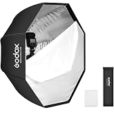 Godox 31.5" / 80cm Octagon Umbrella Softbox with Carrying Bag | Portable Octabox Octagonal Flash Speedlite Softbox for Studio Photography Flash Speed Light