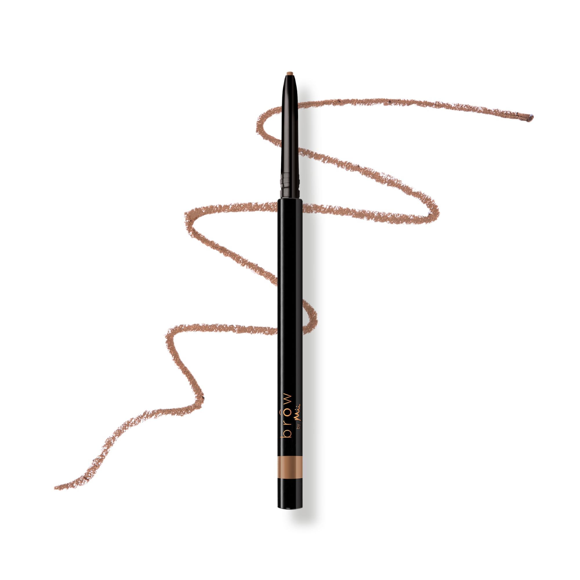 Mii Cosmetics - Brow By Mii Precision Brow Detailer - Sculpting & Styling Eyebrow Pencil - Impeccably Medium