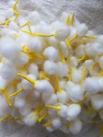 OM PHOOL BATTI Cotton Diya Wicks (Yellow)