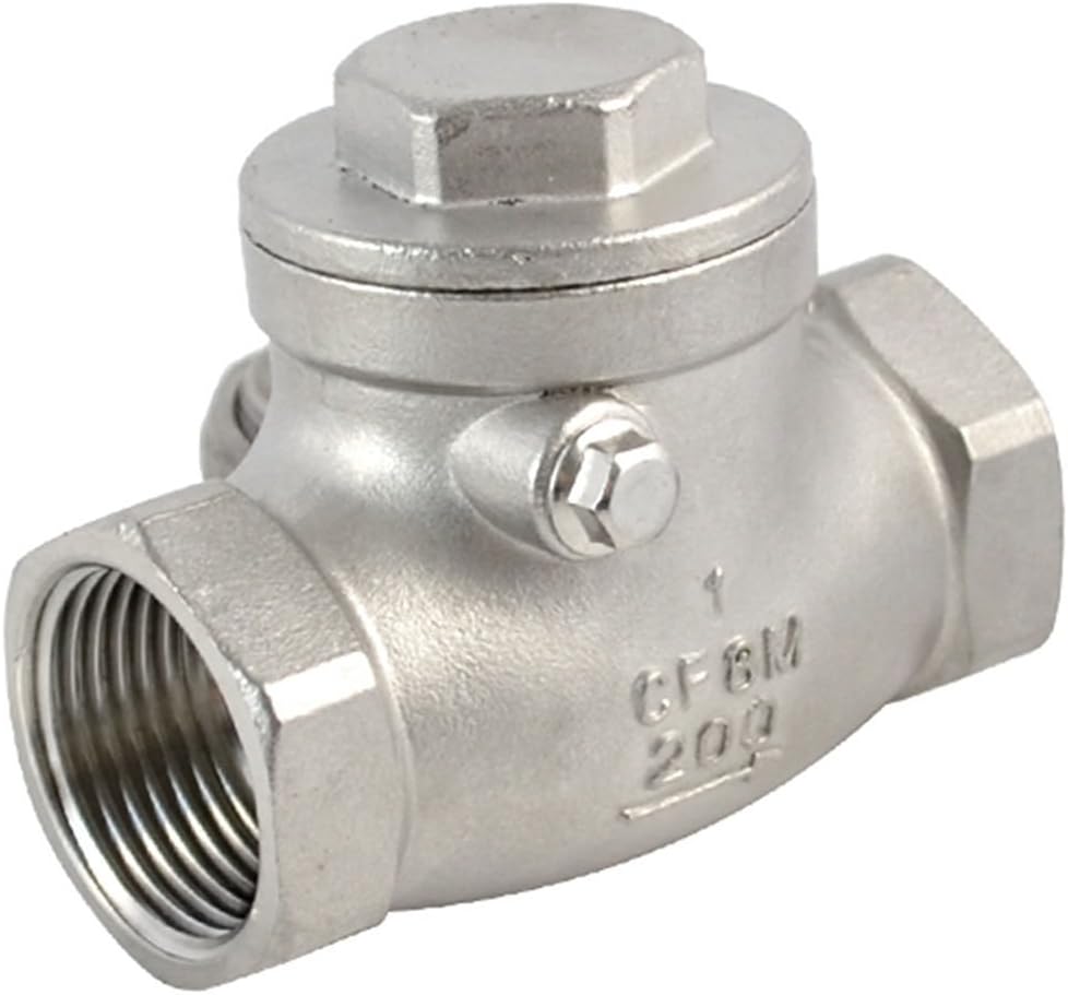 Stainless Steel SS316 NPT 1" Swing Check Valve WOG 200 PSI