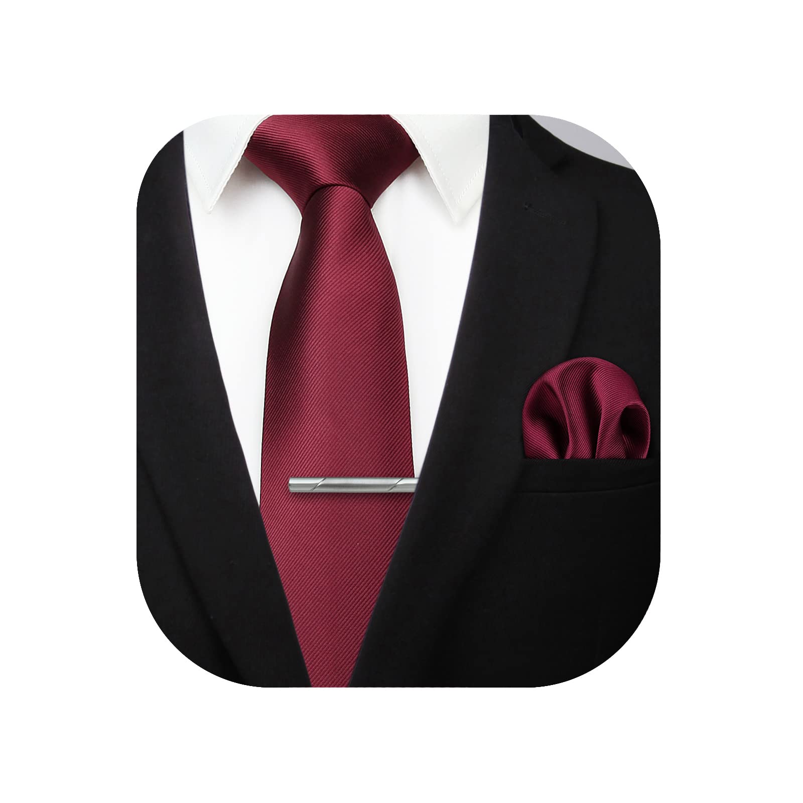 amazon burgundy tie