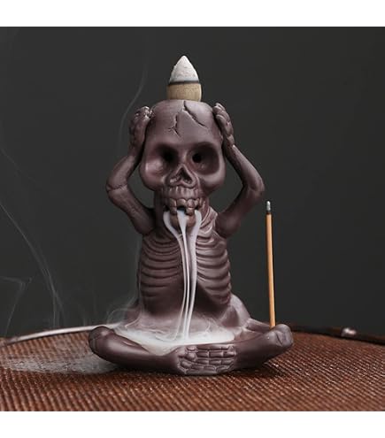 Amazon.com: Gifts & Decor Skeleton Incense Burner Holder Collector