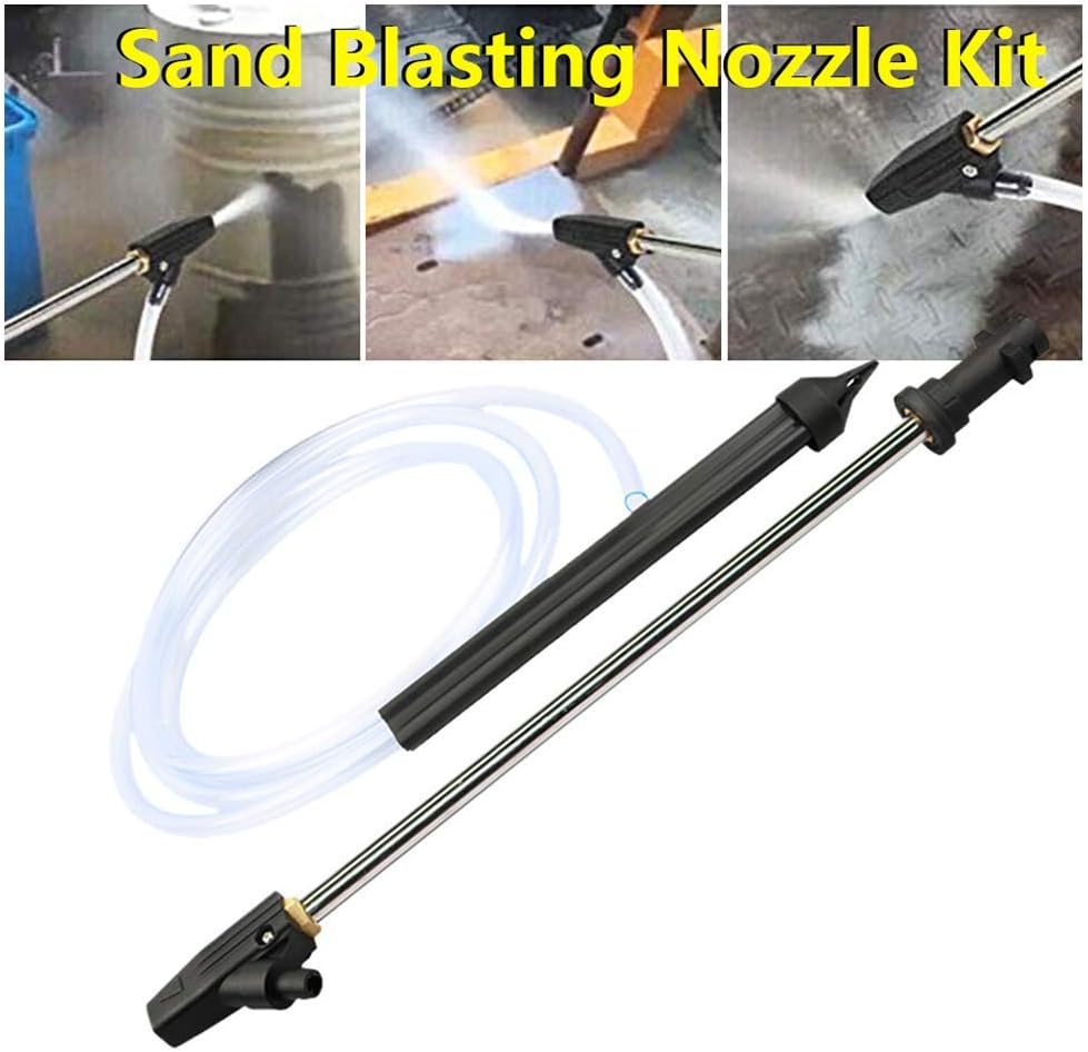 Pressure Washer Sandblaster Kit, Sandblasting Attachment,Wet Blasting Machine Blasting Equipment kit, high Pressure Cleaner Accessories, car wash Spray Gun, Garden Water Gun, Washer Nozzle, Lawn wate