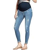 Hybrid & Company Maternity Women's Super Comfy Ultra Stretch Skinny Jeans