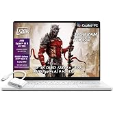 ASUS ROG Zephyrus G14 14" 3K OLED 120Hz Gaming Laptop Copilot+ PC AMD Ryzen AI 9 HX 370 NVIDIA RTX 5070 Ti 12GB 32GB LPDDR5X RAM 2TB SSD WiFi7 Win11 Platinum White w/USB Hub, W/GaLiMu