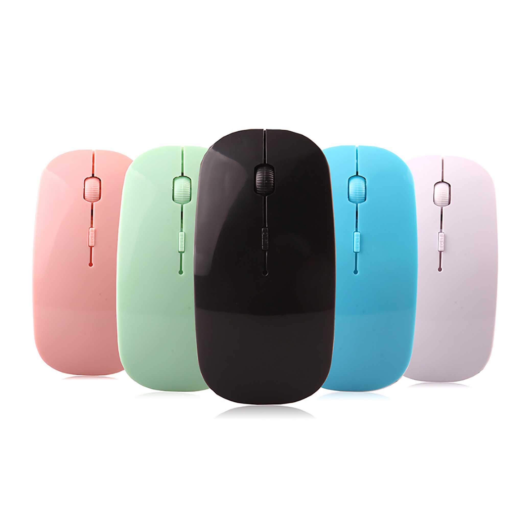 Ellenne Mouse for Office Gaming Wireless Wireless WiFi Optical COLOUR 1200 DPI PC blue