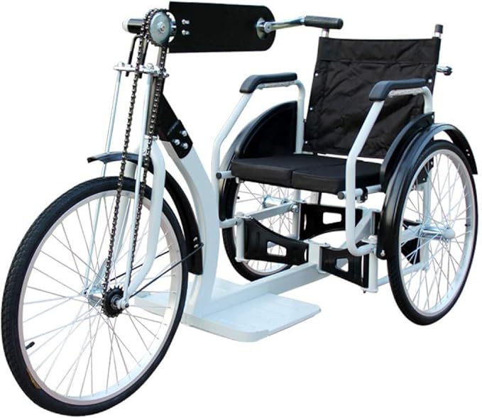 Amazon Co Jp 車椅子折りたたみ三輪自転車手クランク車いす軽量コンパクアシスト３輪カート車イスシニアカート ホーム キッチン