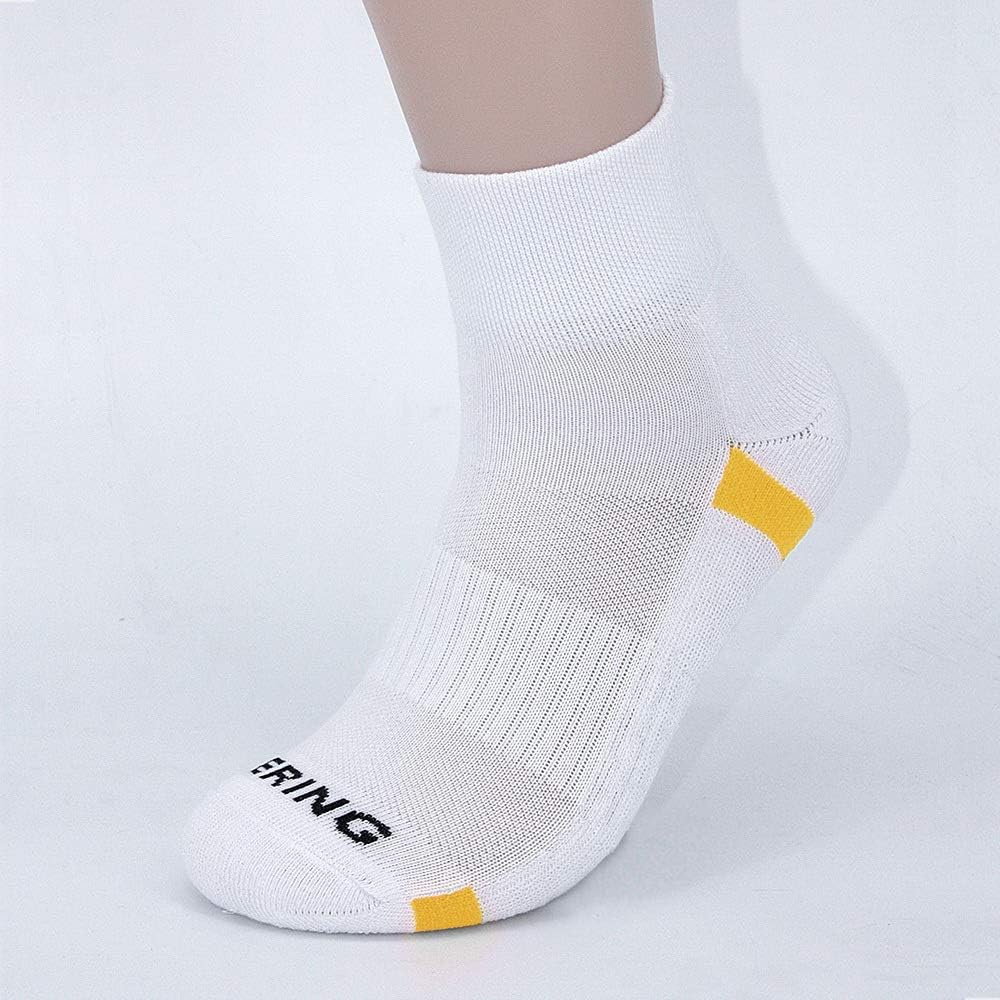 BERING Women's Quarter Ankle Athletic Cushion Socks for Running Workout Gym (6 Pairs) at  Women’s Clothing store