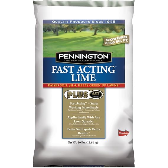 Pennington Fast Acting Lime, 30lb Fertilizers Garden