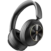 OneOdio Focus A6 Hybrid Active Noise Cancelling Headphones, 75H Playtime, LDAC Hi-Res Lossless Audio, Bluetooth 6.0, Dual Mic ENC Call, Support Wired ANC via USB-C, Wireless Over Ear Headphones